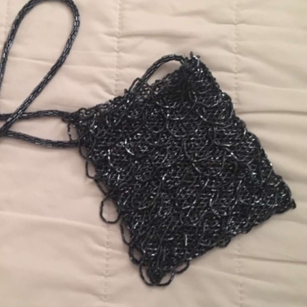 VINTAGE Beaded Crossbody Evening Bag